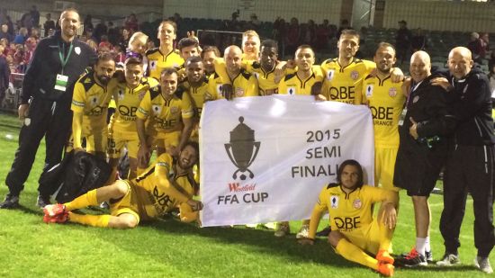 Glory advance to FFA Cup final four