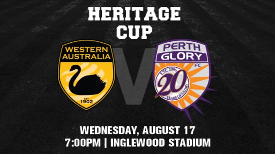 Glory to take on WA State Team in Heritage Cup